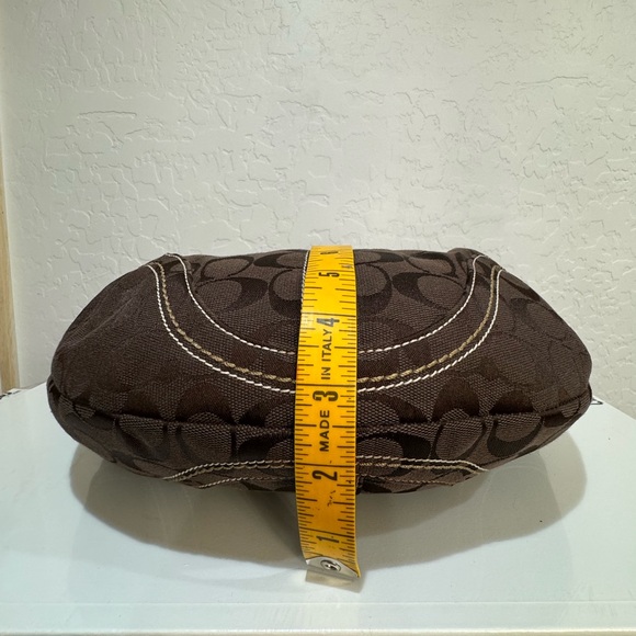 Vintage COACH Signature Soho Hobo Shoulder Bag Chocolate Brown 👜 - Picture 4 of 8